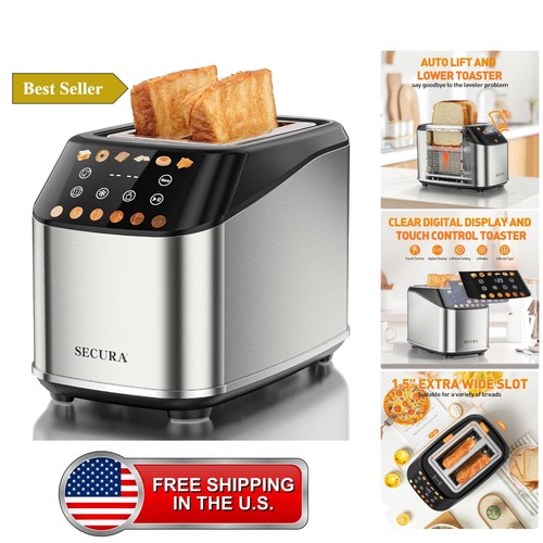 Slice toaster fully - slice, toaster,